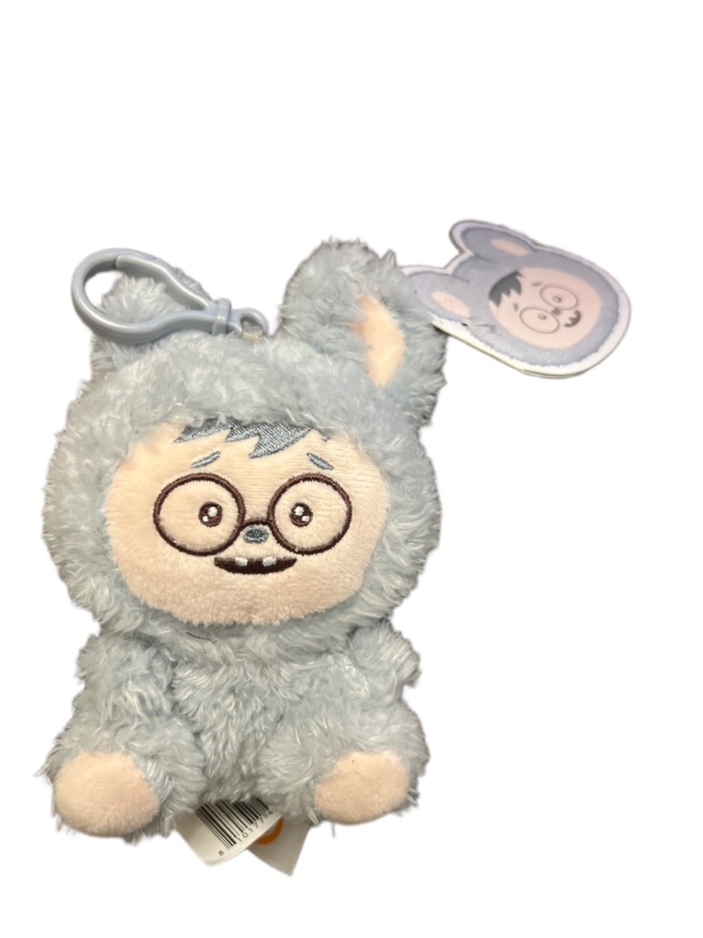 LaBabies Fall Blue Sherpa Collection Plush Monster Clip W Tags